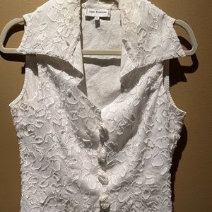 90’s is Vintage? Anne Fountain feminine blouse